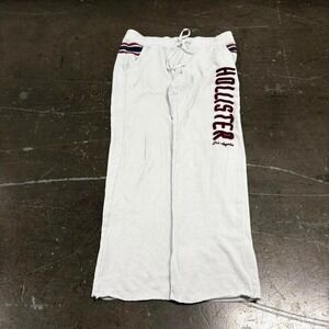 Hollister Sweatpants Women's Size M Low Rise Wide Leg Flare Y2K Vintage